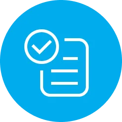 document with a checkmark