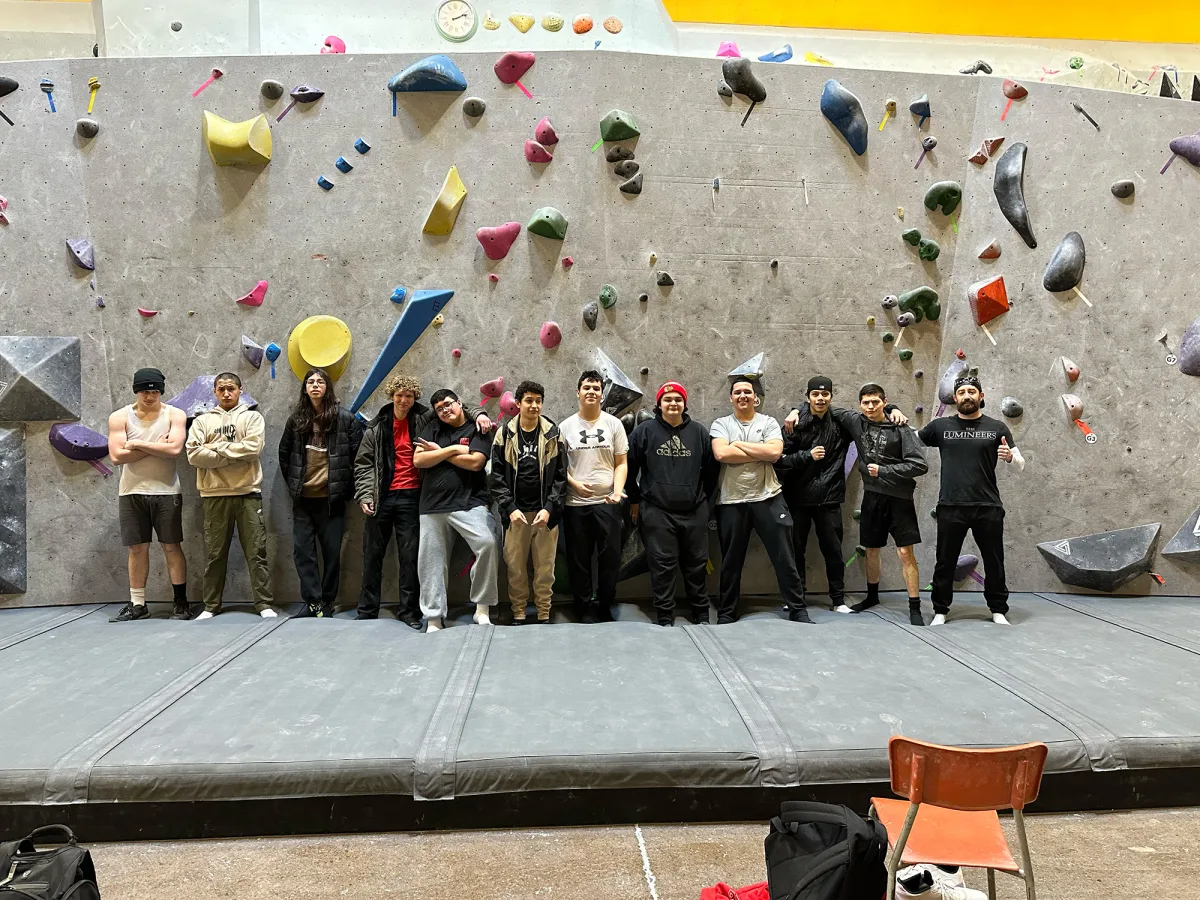 SNPSS rock climbing